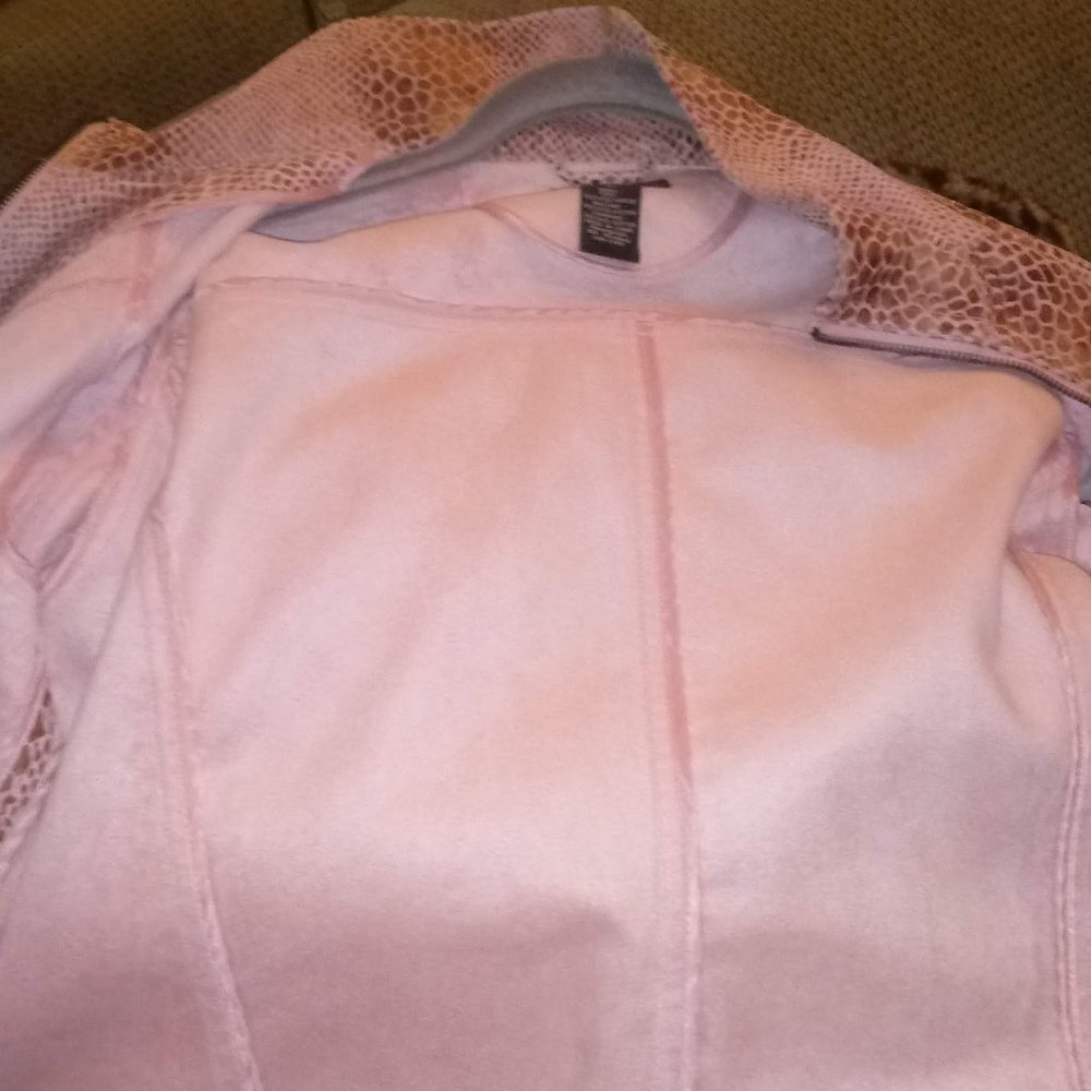 Dialogue Pink Snake Print Jacket - Picture 3 of 8